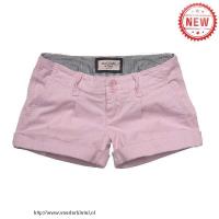 dames abercrombie classic shorts solide-colored lichtrood Low Cost Goedkope yamgu798